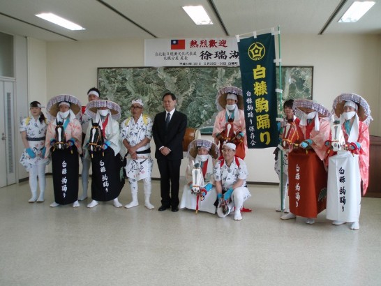 本處徐處長於5月29日訪問白糠町，推展雙方原住民交流。