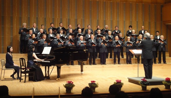 男聲susukino合唱團演出情形