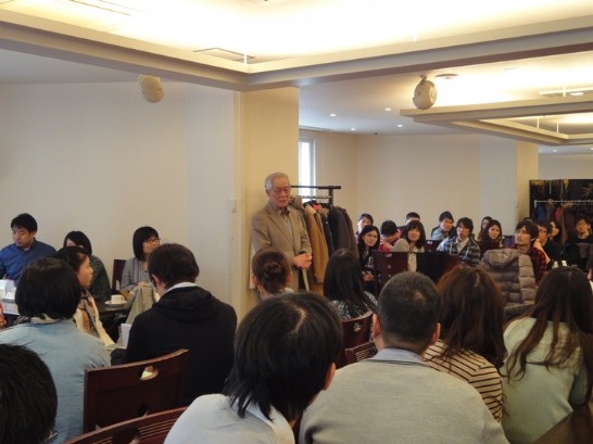 北海學園大學歐龍雲名譽教授致詞