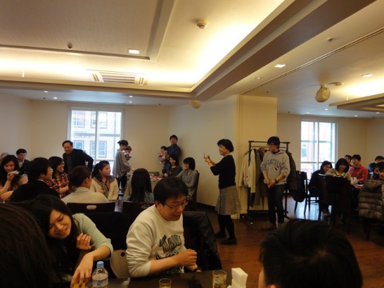 北海道大學林素鳳教授領導乾杯