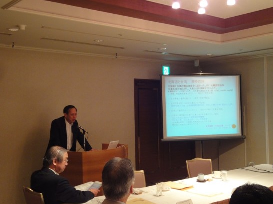 駐札幌辦事處徐處長演講情形