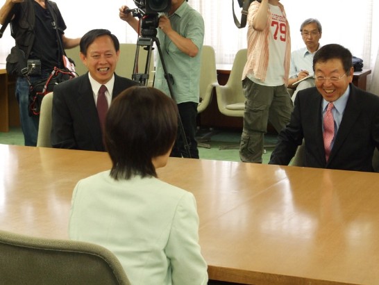 本處徐處長出席感謝狀頒發儀式