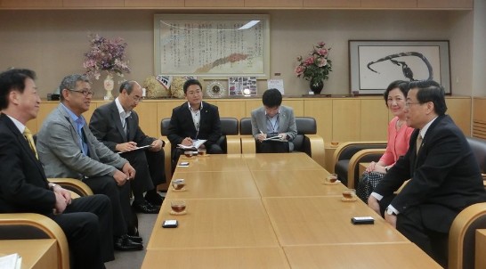 陳處長夫婦拜會座談