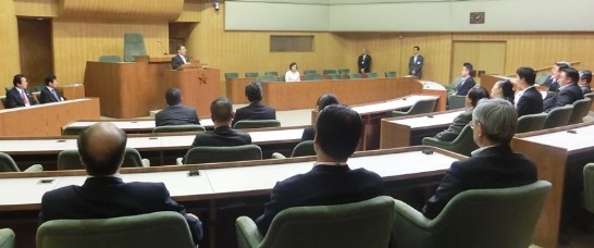 陳處長於議場演講「日台關係與北海道友好交流」