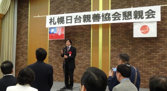 朱老師於懇親會致詞