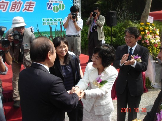 立法院王院長は北海道高橋知事ご一行を歓迎