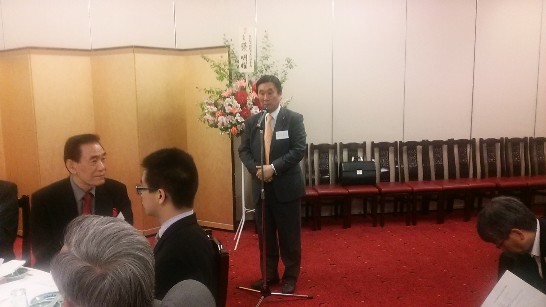 神戶市議會議長安達和彥致詞 