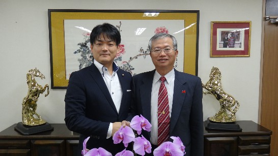 蔡處長與和歌山市議員浦平美博合影(2)2013.10.22