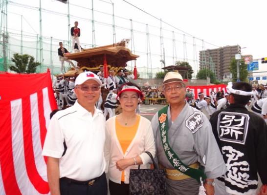 大阪辦事處蔡處長明耀夫婦等人