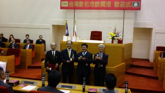 兩市長及議長合影