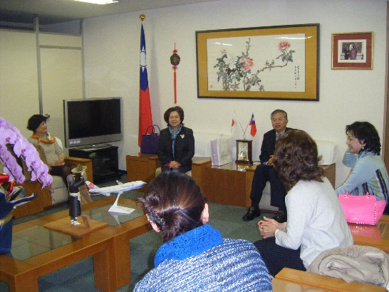 蔡處長明耀致詞歡迎俞會長等一行