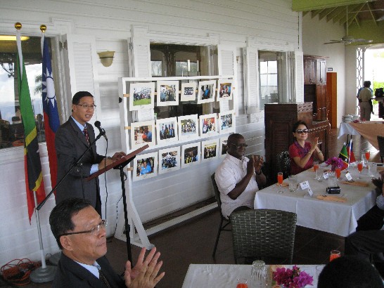 曹大使致詞推崇克國國合之友會係克國民間友我之中堅力量。