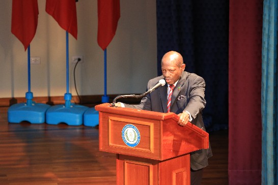 克國道格拉斯總理致詞表示訪團於克國慶祝獨立紀念前夕來訪對彰顯台克兩國友好邦誼意義非凡。