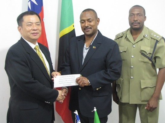 Taiwanese Amb. Chiou and SKN ACP Queeley