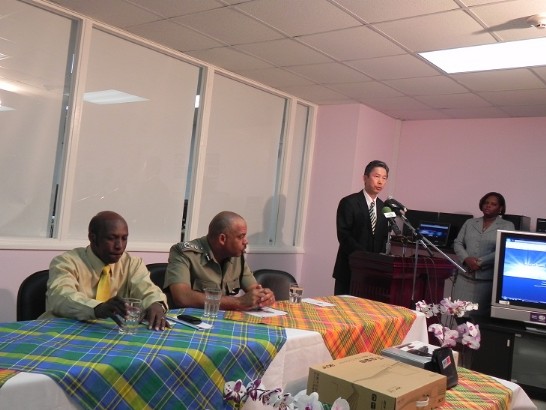 聖露西亞先進警察報案系統啟用典禮