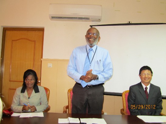 聖茱德醫院執行長波約特致詞