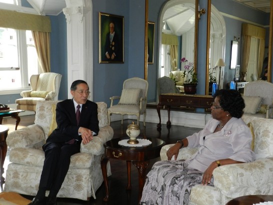 林永樂部長晉見露薏絲總督