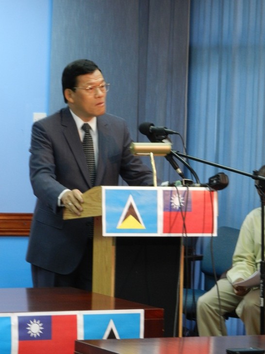 章計平大使於援贈儀式致詞