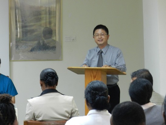 邱垂銘公使致詞