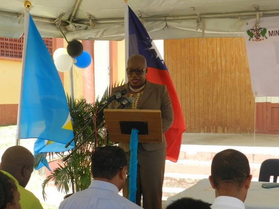 瑞格柏國會議員於破土典禮致詞