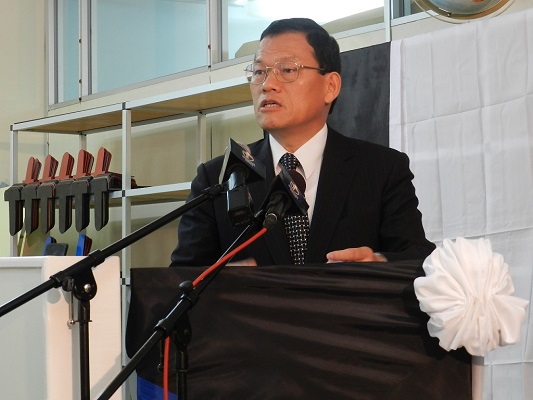 章計平大使於典禮上致詞