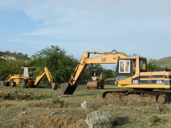 露國國家游泳中心工地一角