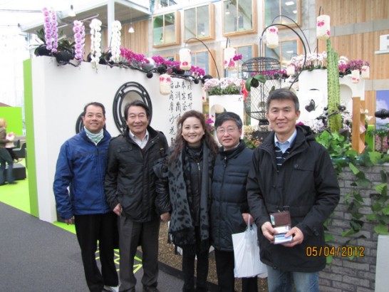 台灣團隊展出「茶韻花鄉」