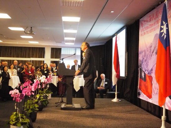 駐荷蘭代表處102年國慶酒會賓客代表--Laurens Jan Brinkhorst前副總理致詞