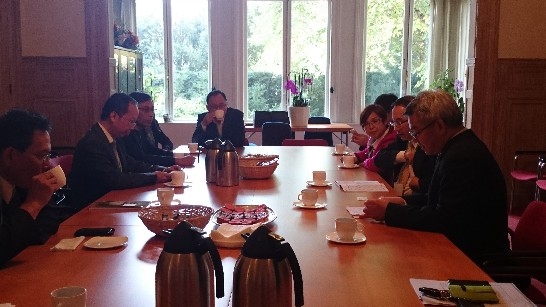 邱副代表隆藤與桃園市王副市長明德一行座談交流