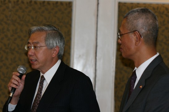 El Sr. Eric Chiang, subdirector de la Junta del Comercio Exterior de Taiwan, se reunio con dirigentes de la Camara de Comercio de Taiwan en el Peru, destacando la importancia de los mercados sudamericanos emergentes para empresarios taiwaneses.