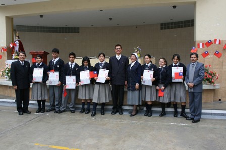 Ganadores de los diplomas.