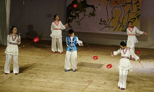 Winning Dance Troupe's performance