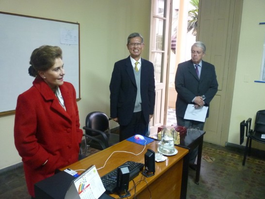 El Embajador invitado a dar un discurso en la Escuela de Diplomacia en Asuncion