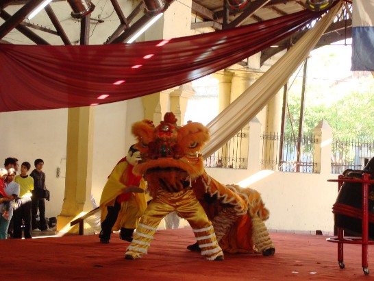 2010.06.08 La Sra. Cristina de Huang participa de la inauguracion de la Feria de Artesania