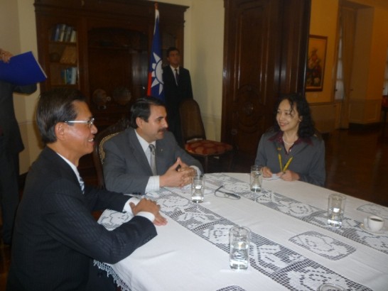 2010.07.27 巴拉圭副總統佛朗哥接見我「國際青年大使」訪團