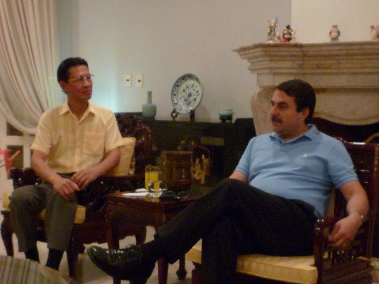 2011.01.17 黃大使與佛副總統晤談情形