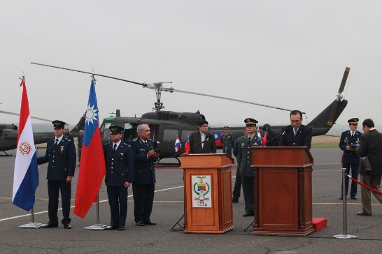 劉大使德立於贈機典禮中致詞