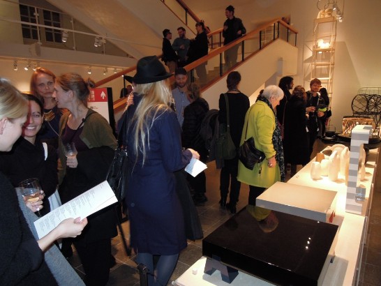 Many visitors at the opening of the exhibition A New Layer