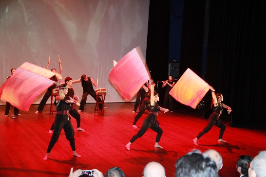 Youth Ambassadors performing modern dance representing the vitality of young people