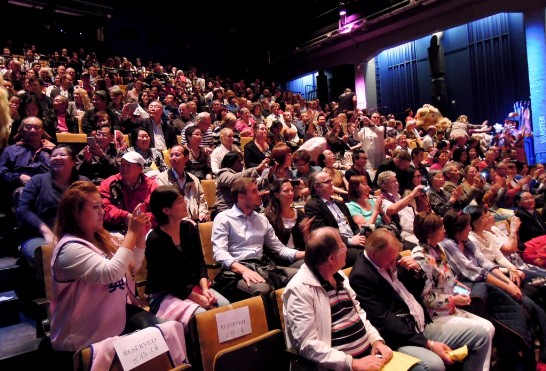 All seats were occupied in the venue