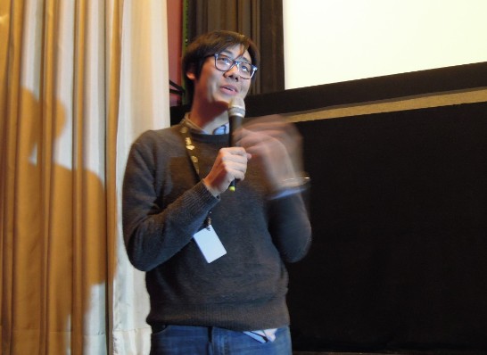 陳駿霖導演參加斯德哥爾摩國際影展與觀眾面對面交流。