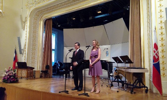 中華民國駐斯洛伐克代表處舉辦慶祝總統就職音樂會