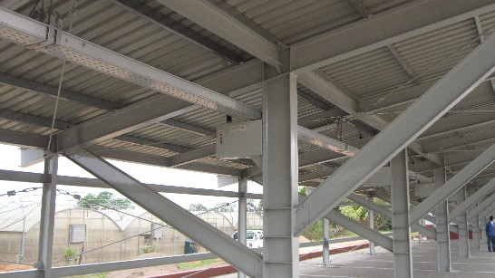 我援助史大農學院「太陽能照明設備」業已完工，結構要求可耐7級地震及防強風