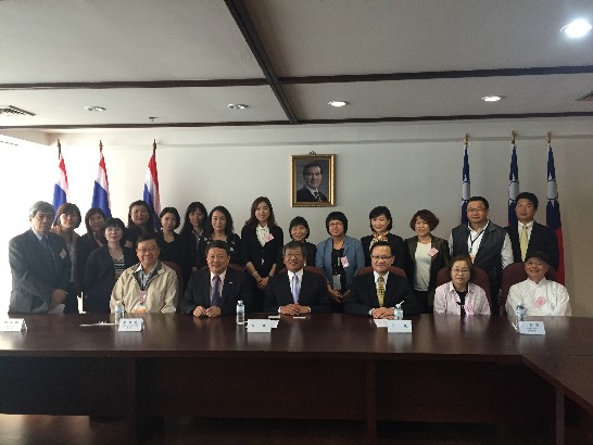 2016年泰國旅展臺灣觀光代表團來處拜會。