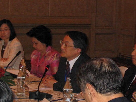 本處經濟組邱組長柏青於2009年2月26日在曼谷舉行之台泰國投資促進委員會（BOI)中發表演講。