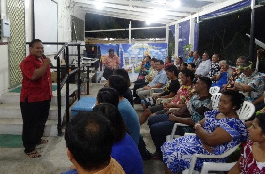 吐瓦魯教育部次長致詞，向萬大使表示感謝我國提供獎學金讓吐瓦魯學生赴臺接受優質高等教育。