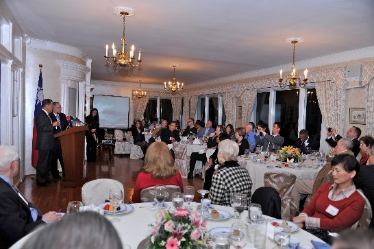 Ambassador Jason C. Yuan fielded questions after the briefing.