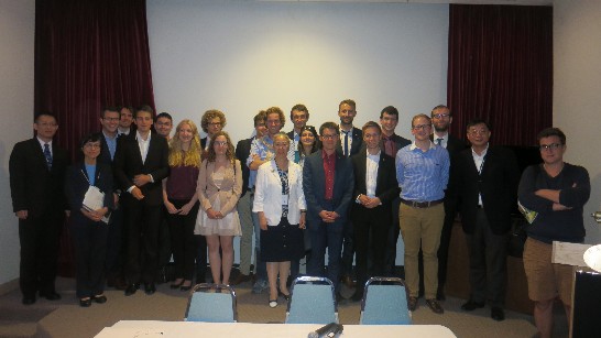 European young scholars organized by Young Transatlantic Initiative (YTI), visited TECRO on Thursday, Aug 21st 2014.