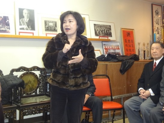 洪處長及郭主任大文出席波士頓洪門致公堂新任主席就職典禮。