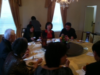 1月25日洪處長與華文媒體聚餐